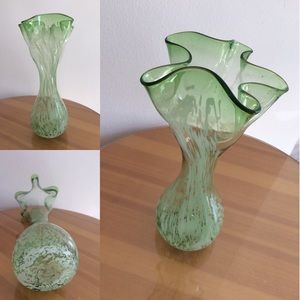 Vintage glass vase